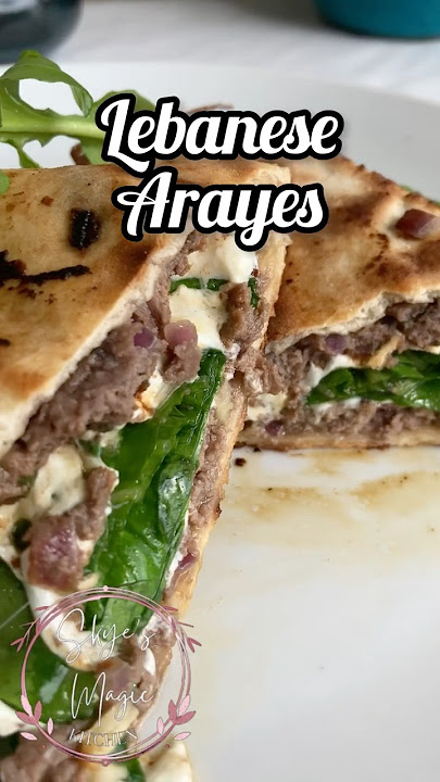 Libanese Arayes - Arais #streetfood #sandwich #dinnerideas #easyrecipe