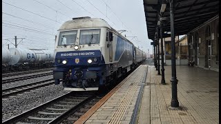 Trenurile dimineții în gara Curtici / Morning trains in Curtici Station - 22.12.2025