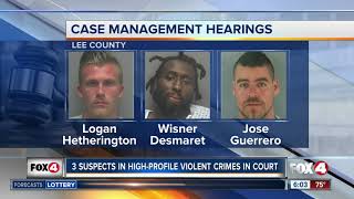 High-profile crime case suspects in court