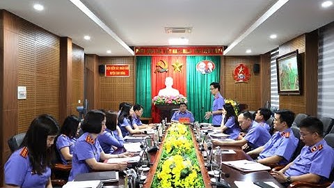 Viện Kiểm sát Nhân dân tỉnh Phú Thọ giao ban cụm thi đua số 2 tại Tam Nông