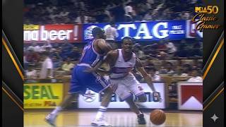 PBA Classic Games: '95 Commissioner’s Cup Semis | Purefoods vs Sunkist | 4th Quarter (Aug 13, 1995)