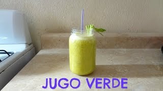 COMO HACER JUGO VERDE EN LICUADORA (BEBIDA SALUDABLE) + BENEFICIOS DE  TOMARLO - YouTube