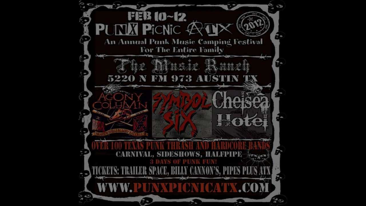 SYMBOL SIX with special guest Stig Stench on harmonica!  - PUNX PICNIC ATX 2012!