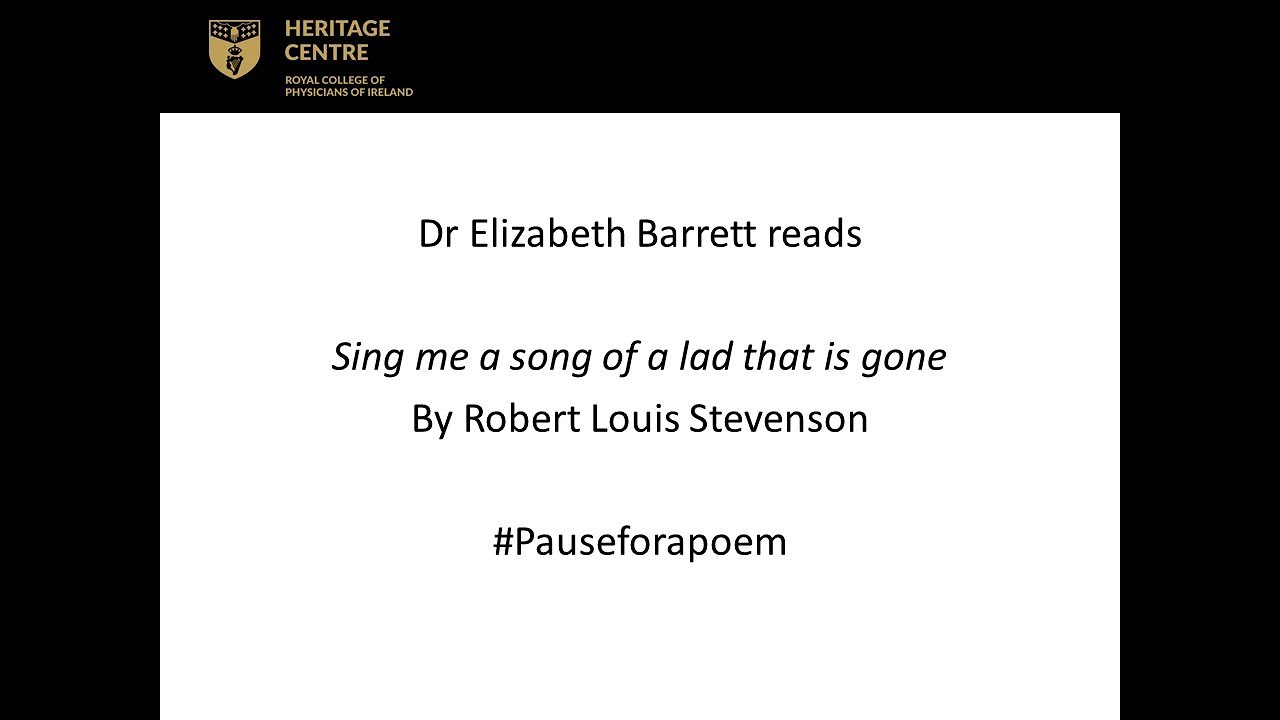 27 Sing me a song of a lad that is gone by Robert Louis Stevenson YouTube 27 Sing me a song of a lad that is gone by Robert Louis Stevenson YouTube