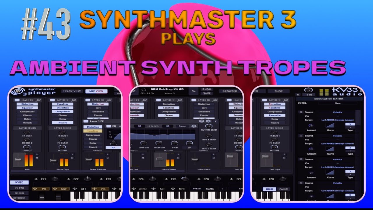 Synthmaster 3 plays Ambient Synth Tropes Track #43