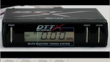 BLITZ DTT-X Dual turbo timer + Boost gauge
