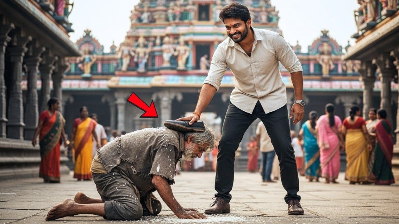उस आदमी ने मंदिर के द्वार पर भिखारी का मज़ाक उड़ाया, लेकिन अगले ही दिन उसे उसी से भीख माँगनी पड़ी