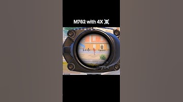 ZERO Recoil M762 4x - CHEAT CODE Activated! ☠️ #shorts #bgmi #youtubeshorts  #pubgmobile #hacker