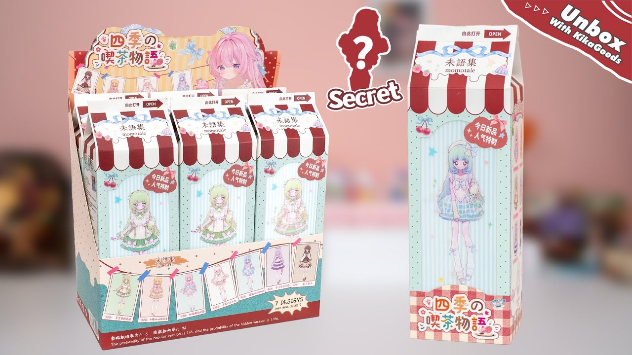 Unboxing Momotale Four Seasons Tea Tales Series 1/8 Action Figure BJD Blind Box 