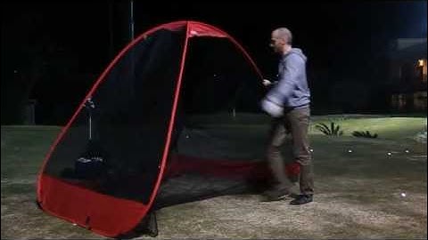 Golf Hitting Net - ProAdvanced Net Pops up & Folds down