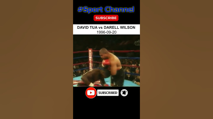 David "Tuamanator" Tua Brutal KO 💪🥊
