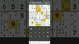 Nytsudoku New York Times- Hard - 12/22/23