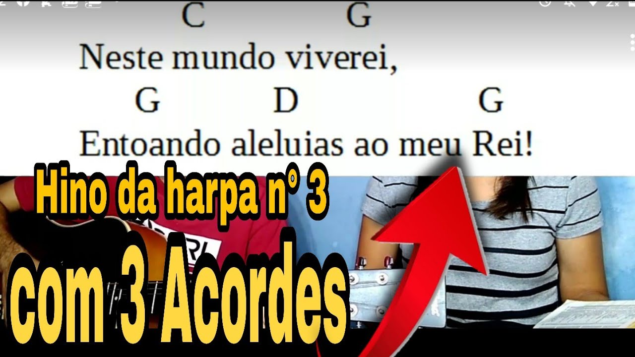 HINO da HARPA 3 CIFRAS SIMPLIFICADA com 3 ACORDES YouTube HINO da HARPA 3 CIFRAS SIMPLIFICADA com 3 ACORDES YouTube