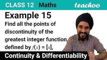Example 15 - Find all points of discontinuity of greatest integer - Teachoo