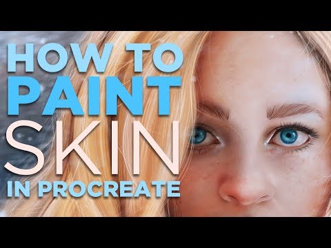 HOW TO PAINT SKIN in Procreate | The Procreate brushes I use when painting skin in Procreate