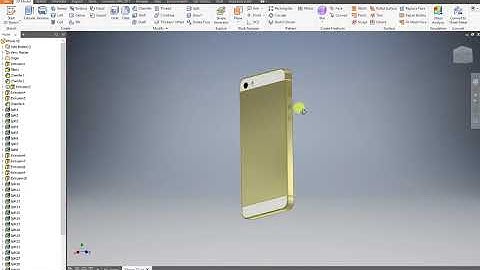 Apple iPhone SE designed in Autodesk Inventor Professional 2018
