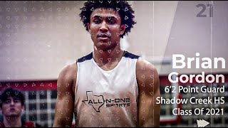 Prospect Watch: Brian Gordon 6'2 PG | Shadow Creek HS | 2021 Details