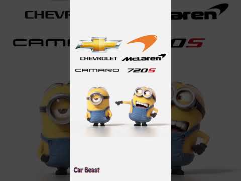 chevrolet Camaro VS  Mclaren 720s tiktok compilation minions style#tiktok #funny #foryou #trending