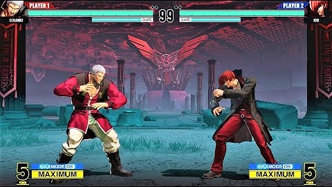 Orochi Yashiro vs Iori Yagami (Hardest AI) - KOF XV