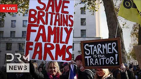 LIVE: British Farmers’ Tractor Protest in Trafalgar Square Against Farm Inheritance Tax | AC1G