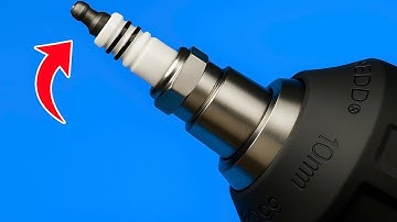 Genius invention 😱!! Spark plug inverter into 12V mini welding machine right at home