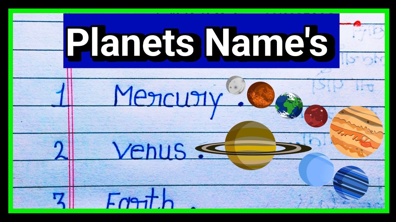 Name Name in English solar system 11 name