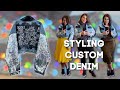 Fashion #Short: styling a holographic statement denim jacket | Bailey B.