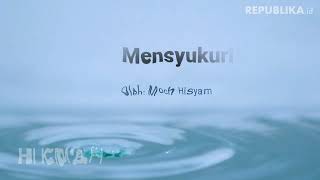 Hikmah Mensyukuri Tasyrik Oleh Moch Hisyam