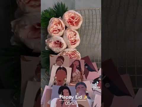 فكرة توزيعات حلق للعيد حلوه