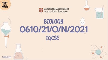0610/21/O/N/21 | Biology | 2021 | #0625/21/OCT/NOV/2021 #0610 | ​Science And Math Papers