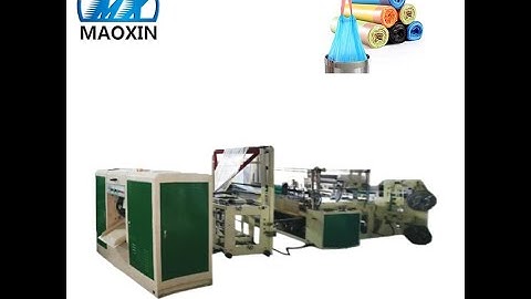 Drawstring Bag on Roll Machine for Garbage Bag  mailbox: export02@mxjd.com