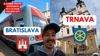 TO TRNAVA FROM BRATISLAVA // A Candid & Casual Travel Experience to a Slovak College Town