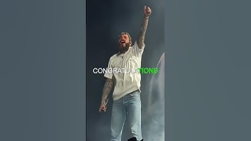 Thumbnail of POST MALONE - CONGRATULATIONS LIVE 🔥
