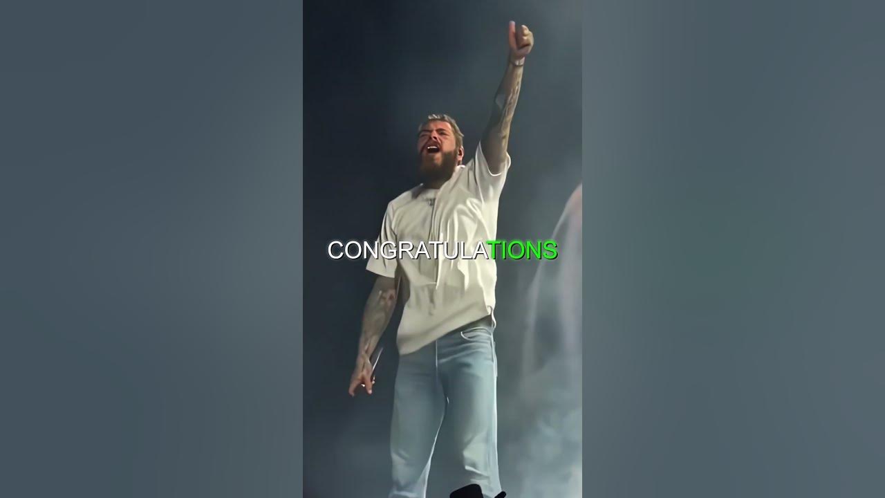 POST MALONE - CONGRATULATIONS LIVE 🔥