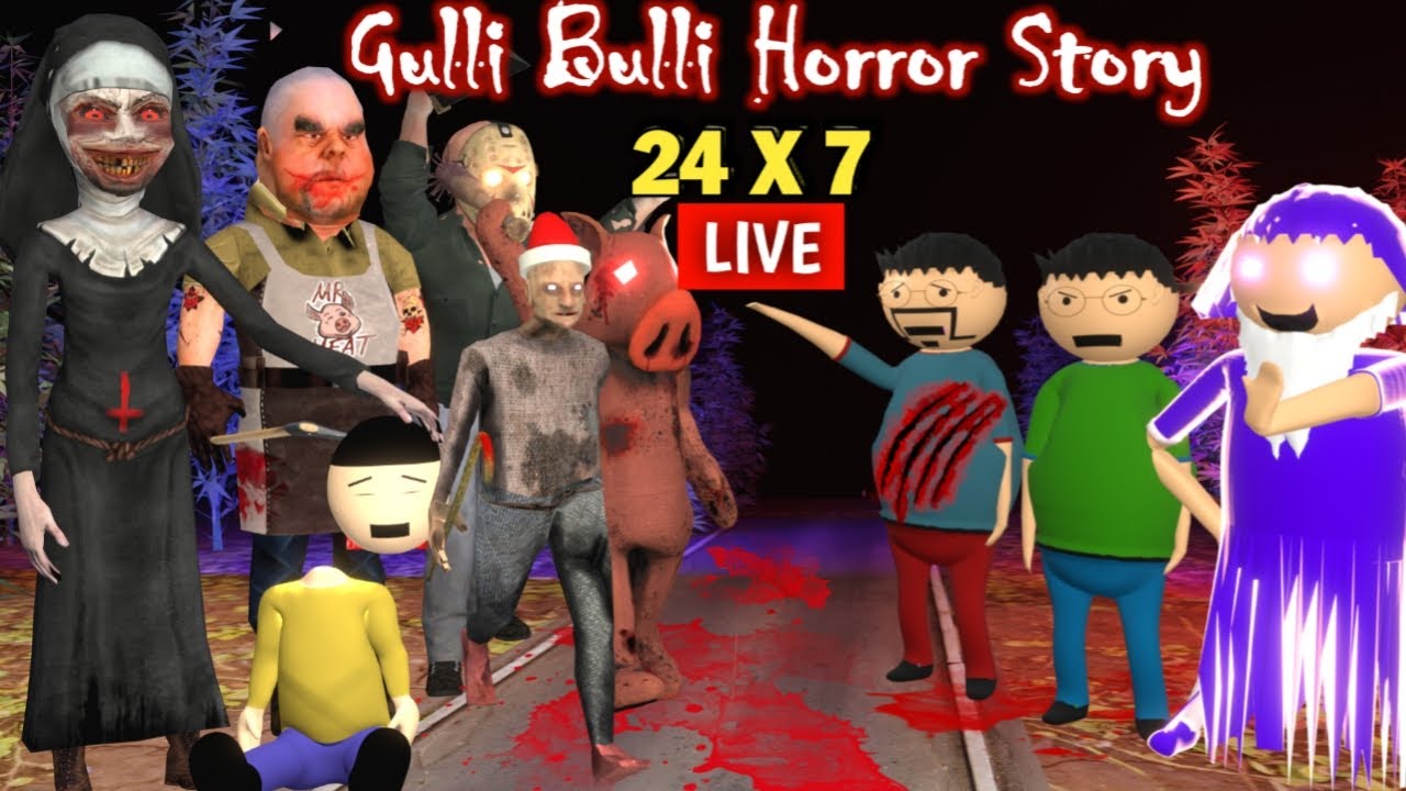 Gulli Bulli All Horror Stories | 24/7 Live | gulli bulli cartoon | make joke horror