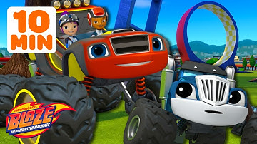 Special Mission Blaze Rescues BABY Monster Machines! 👶 | 10 Minutes | Blaze and the Monster Machines