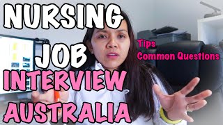 Nursing interview tips and common questions on a in an australian
hospital. hope u enjoyed it, please like, comment consider
subscribin...