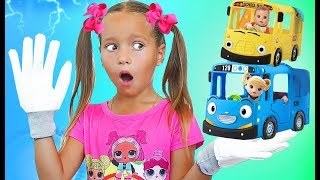 Sofia and Dog Funny Story about Magic Box and big Toys Sofia and Dog Funny Story about Magic Box and big Toys