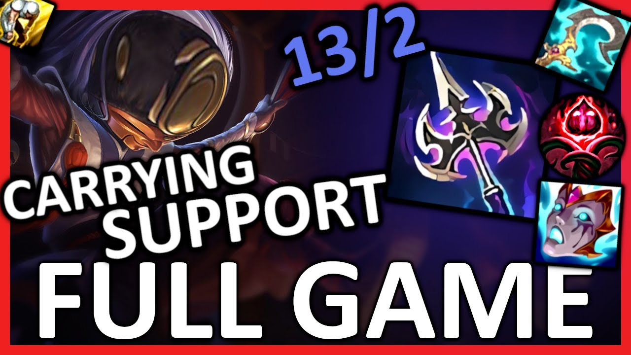 Support Shaco carrying with UMBRAL and ZOMBIE WARDS (13/2) -S13 OTP SHACO FULL GAME