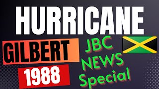 JBC 1988. Real Hurricane Gilbert Footage. JAMAICA DESTROYED. Prime Minister Seaga, Part 1