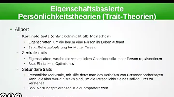 Welche Theorien gibt es in der Psychologie?