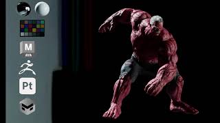 360º RED HULK RENDER - Jatomart 3D Artist