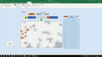 Excel VBA Game - Minesweeper (Like original)