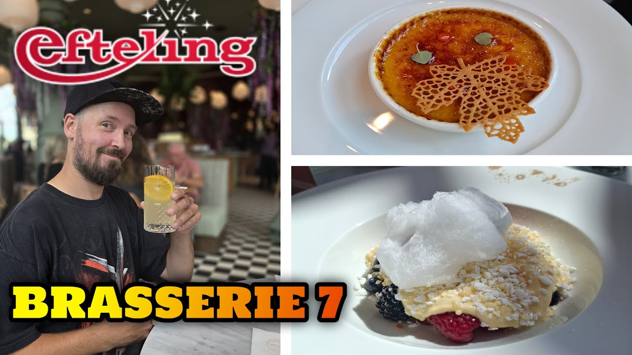 ETEN IN HET EFTELING GRAND HOTEL! 🍰 BRASSERIE 7