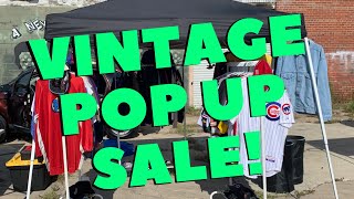 I Went To My First Vintage Pop Up Sale To Sell Vintage Clothing! - This Is How It Went