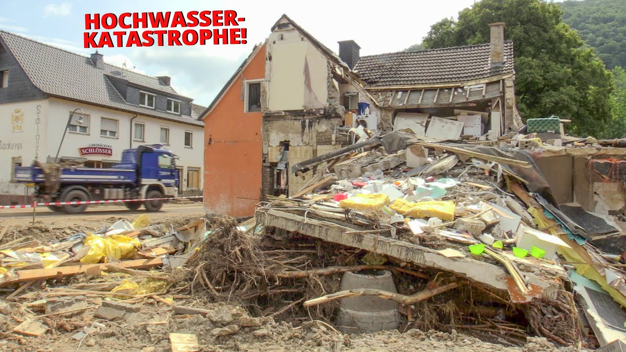 [Massive Zerstörung nach Unwetter in Schuld] - Unfassbare Bilder! Helfer weiterhin im Dauereinsatz -