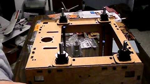 MakerBot Cupcake CNC -- Build part 6 - Z-Stage Assembly