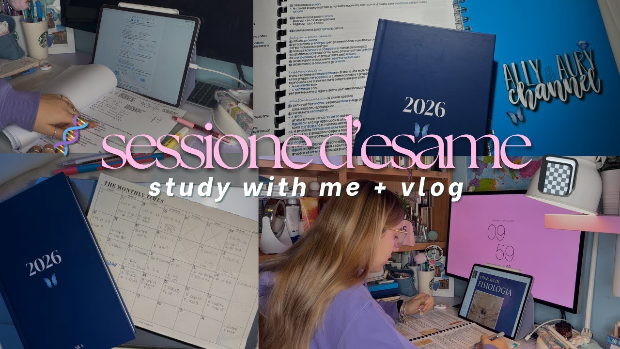 il primo esame della sessione invernale📝☕️ // study with me+vlog
