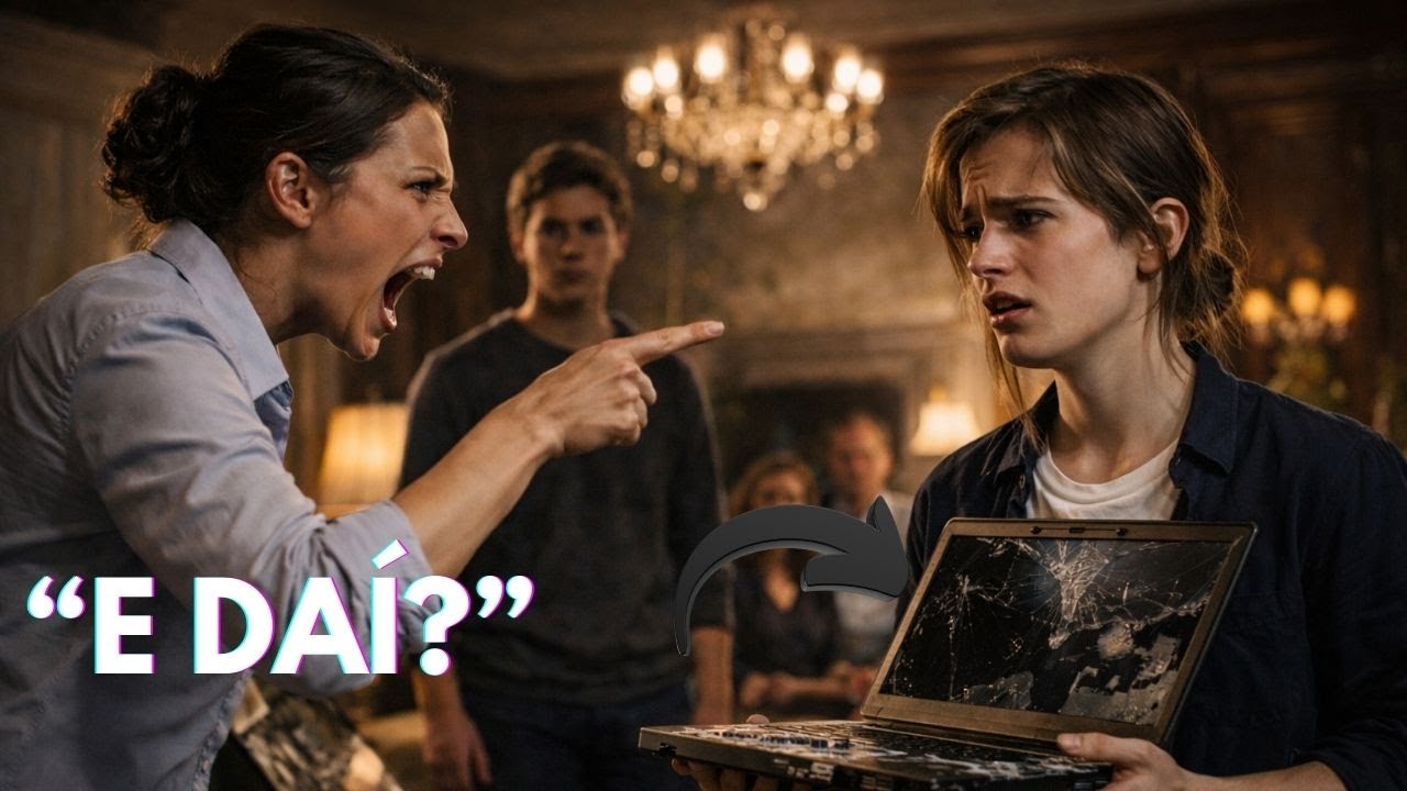 ´´E DAÍ que você trabalhou a vida toda?`` Minha irmã GRITOU após meu sobrinho QUEBRAR meu COMPUTADOR