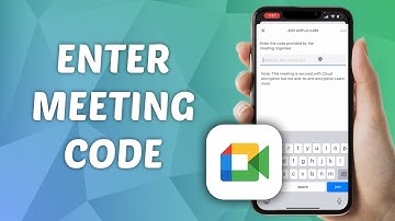 How to Enter Meeting Code in Google Meet